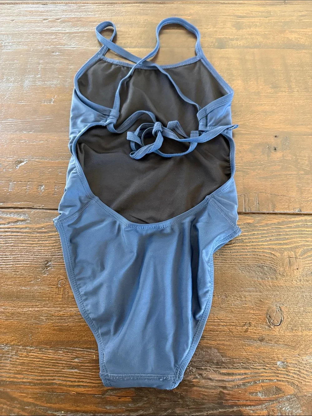 Adore Navy Blue Girls' One-Piece Swimsuit